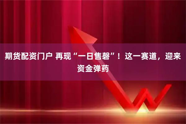 期货配资门户 再现“一日售磬”！这一赛道，迎来资金弹药